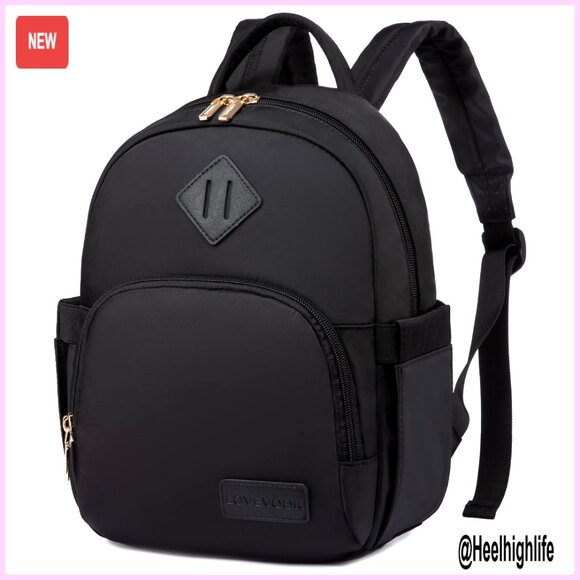 Lightweight Mini Backpack, Waterproof Nylon, 7 Pockets, Travel Daypack main image 6